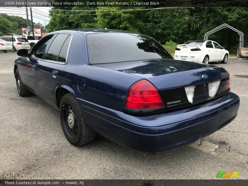 Dark Blue Pearl Metallic / Charcoal Black 2006 Ford Crown Victoria Police Interceptor