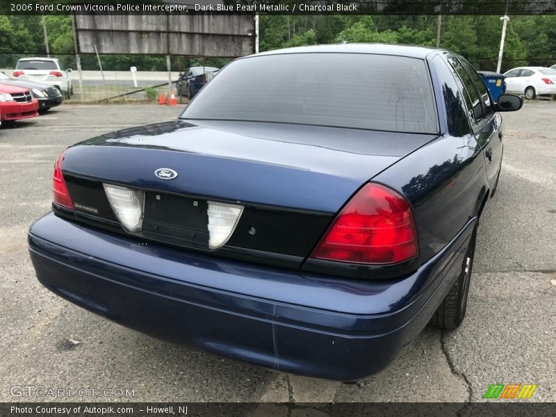 Dark Blue Pearl Metallic / Charcoal Black 2006 Ford Crown Victoria Police Interceptor
