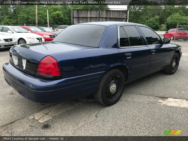 Dark Blue Pearl Metallic / Charcoal Black 2006 Ford Crown Victoria Police Interceptor