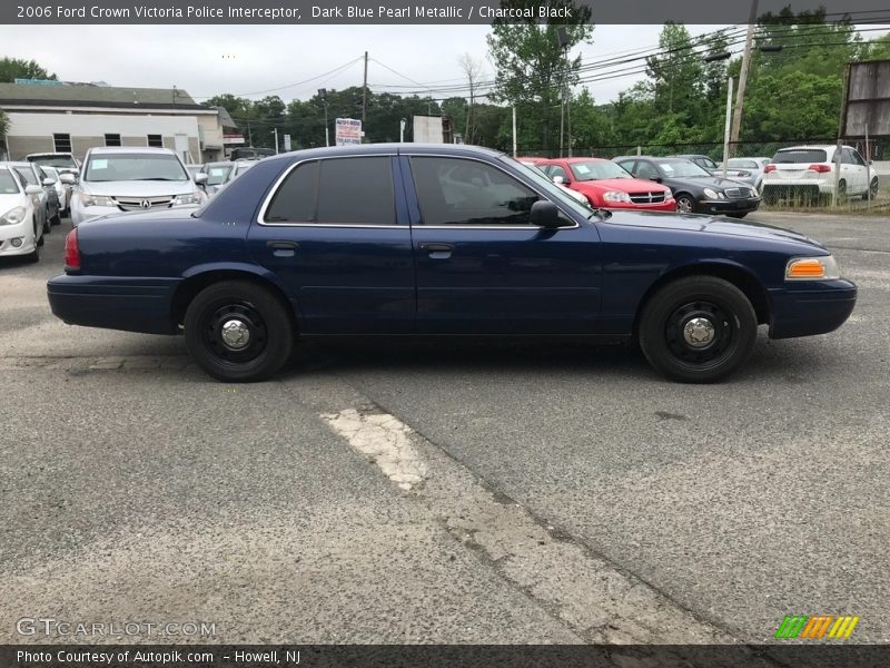 Dark Blue Pearl Metallic / Charcoal Black 2006 Ford Crown Victoria Police Interceptor