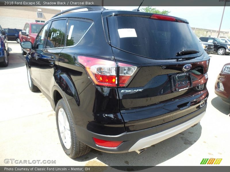 Shadow Black / Charcoal Black 2018 Ford Escape SE