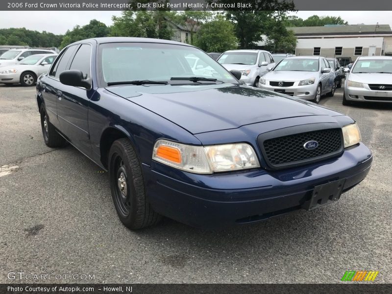 Dark Blue Pearl Metallic / Charcoal Black 2006 Ford Crown Victoria Police Interceptor