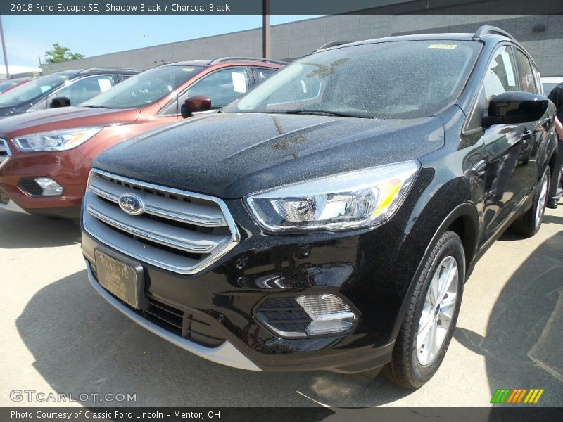 Shadow Black / Charcoal Black 2018 Ford Escape SE