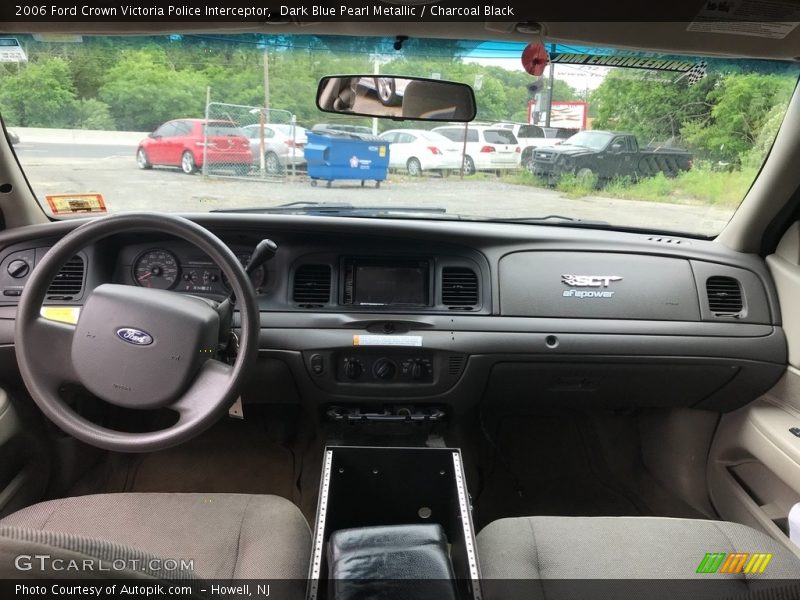 Dark Blue Pearl Metallic / Charcoal Black 2006 Ford Crown Victoria Police Interceptor