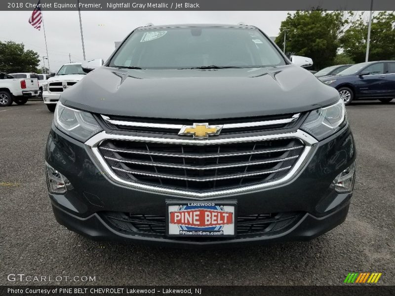 Nightfall Gray Metallic / Jet Black 2018 Chevrolet Equinox Premier