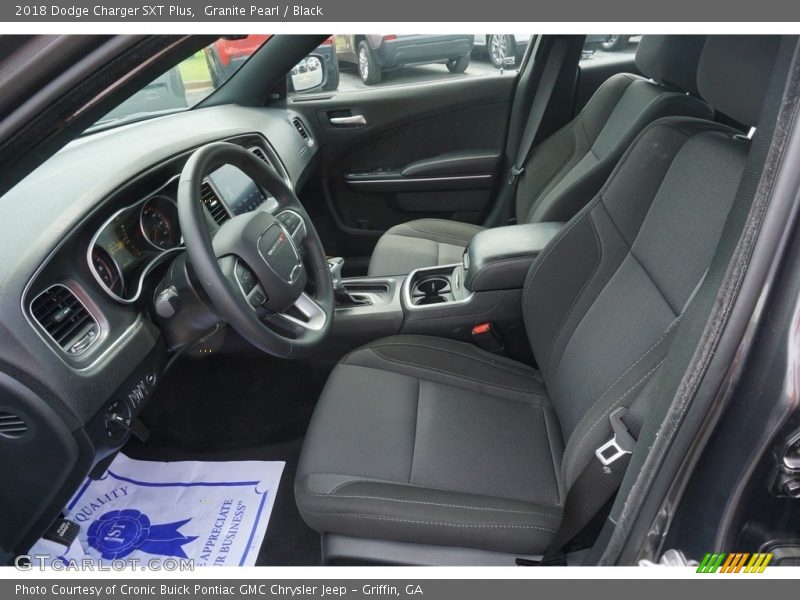 Granite Pearl / Black 2018 Dodge Charger SXT Plus