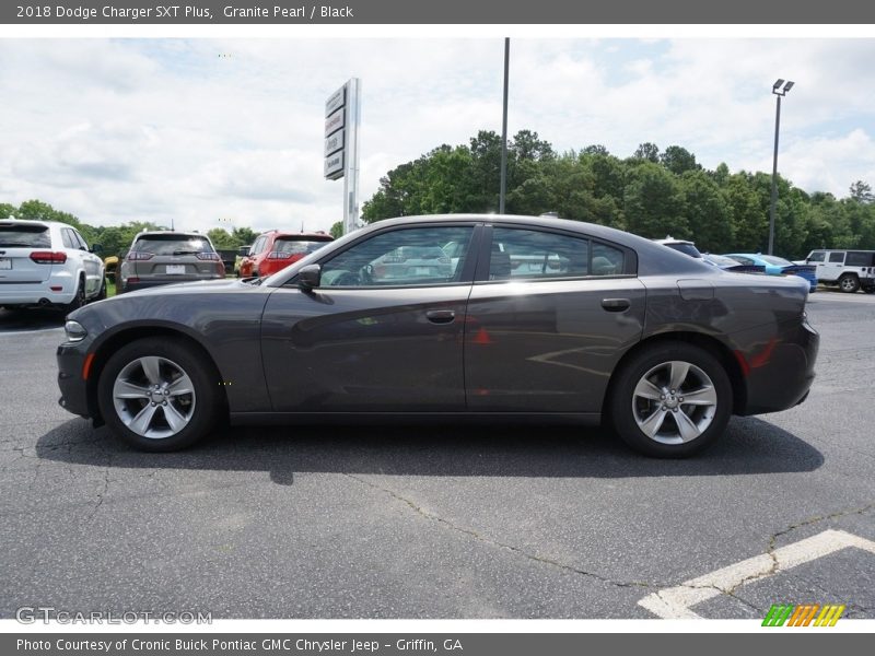 Granite Pearl / Black 2018 Dodge Charger SXT Plus