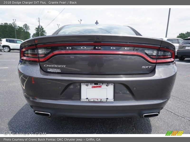 Granite Pearl / Black 2018 Dodge Charger SXT Plus