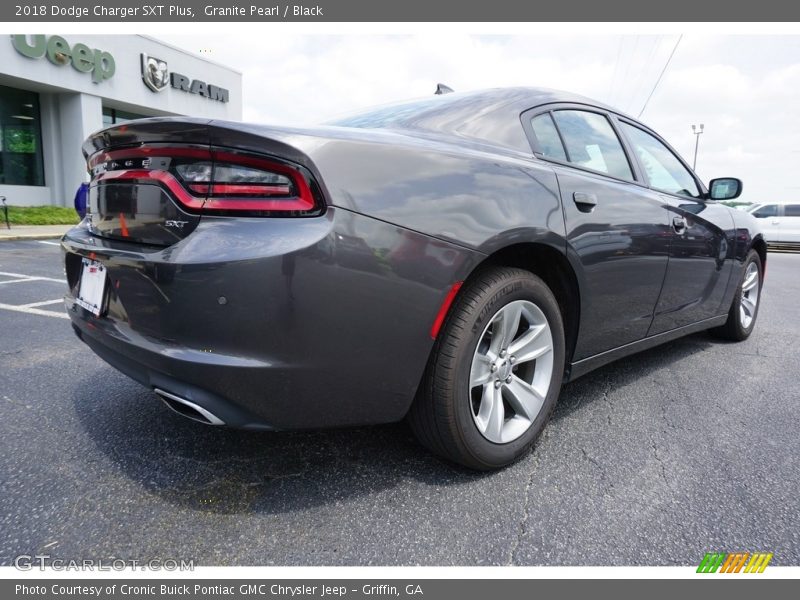 Granite Pearl / Black 2018 Dodge Charger SXT Plus