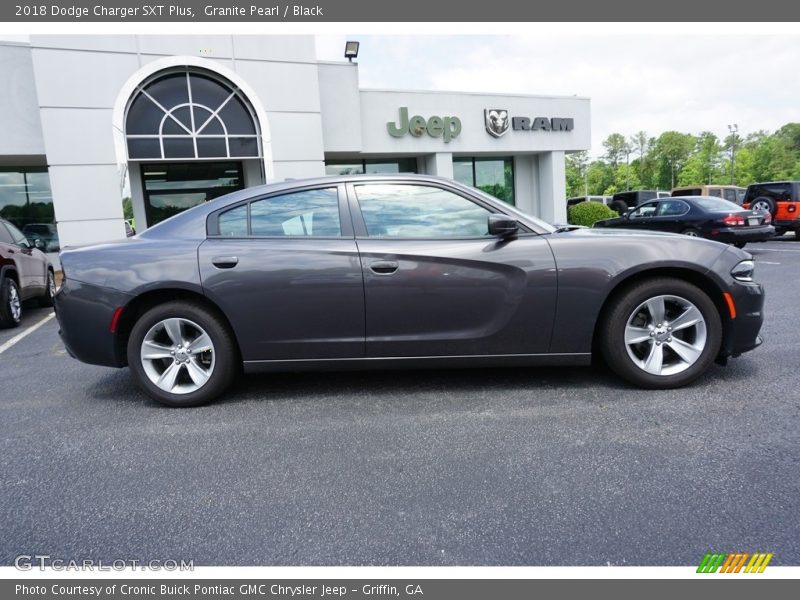 Granite Pearl / Black 2018 Dodge Charger SXT Plus