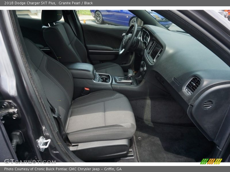 Granite Pearl / Black 2018 Dodge Charger SXT Plus