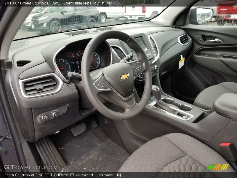 Storm Blue Metallic / Jet Black 2018 Chevrolet Equinox LT AWD