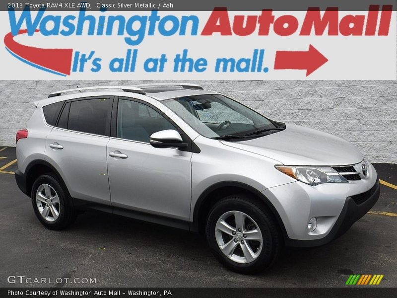 Classic Silver Metallic / Ash 2013 Toyota RAV4 XLE AWD