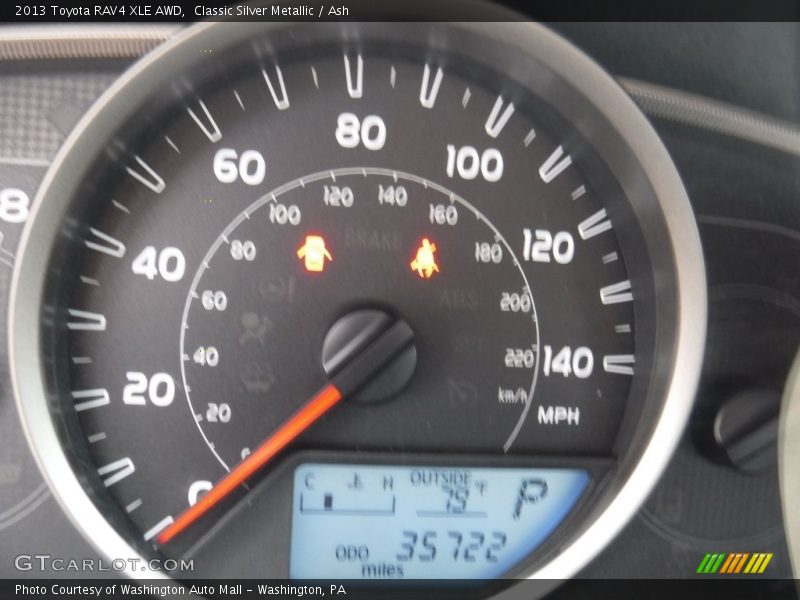 Classic Silver Metallic / Ash 2013 Toyota RAV4 XLE AWD