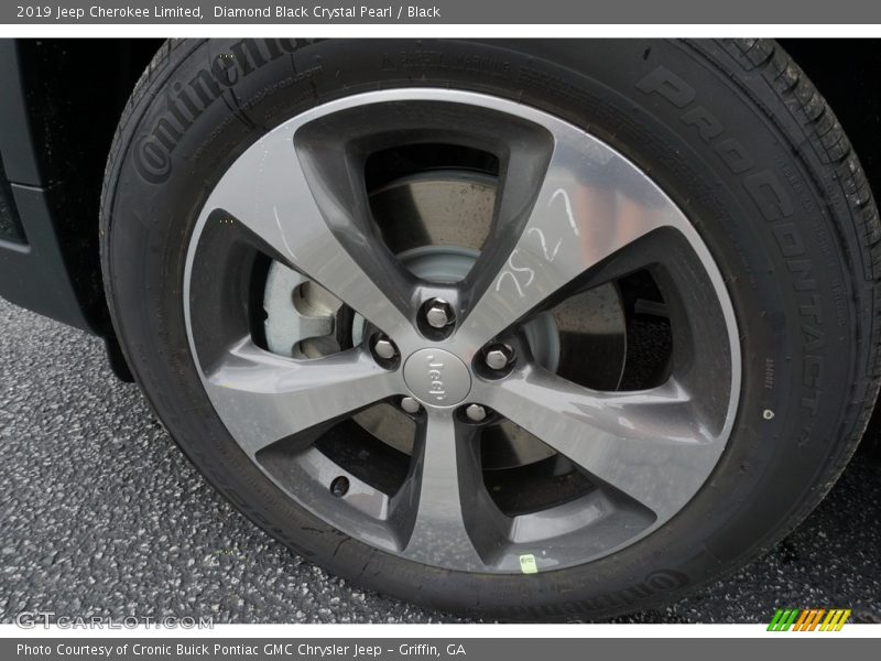 Diamond Black Crystal Pearl / Black 2019 Jeep Cherokee Limited