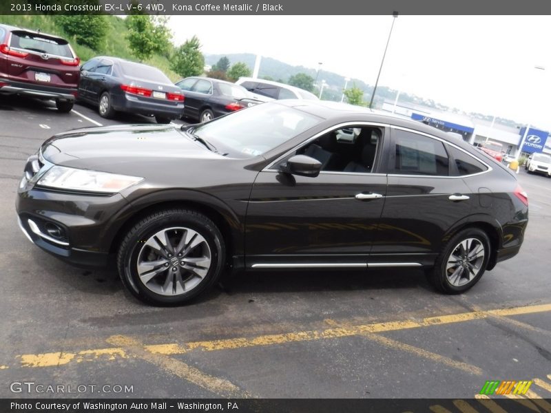 Kona Coffee Metallic / Black 2013 Honda Crosstour EX-L V-6 4WD