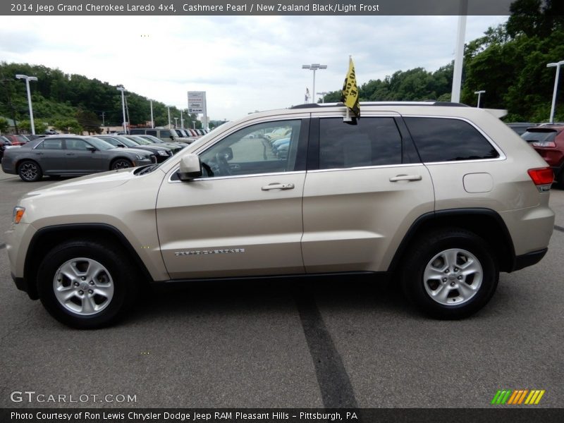 Cashmere Pearl / New Zealand Black/Light Frost 2014 Jeep Grand Cherokee Laredo 4x4