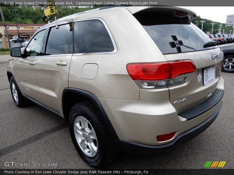 Cashmere Pearl / New Zealand Black/Light Frost 2014 Jeep Grand Cherokee Laredo 4x4