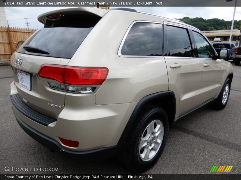 Cashmere Pearl / New Zealand Black/Light Frost 2014 Jeep Grand Cherokee Laredo 4x4