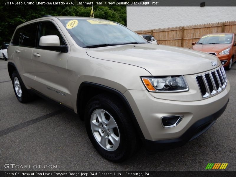 Cashmere Pearl / New Zealand Black/Light Frost 2014 Jeep Grand Cherokee Laredo 4x4