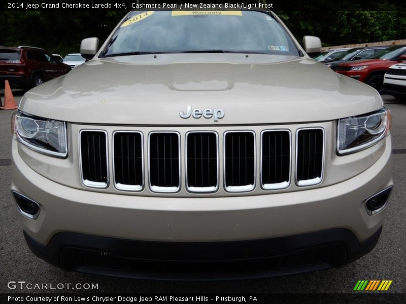 Cashmere Pearl / New Zealand Black/Light Frost 2014 Jeep Grand Cherokee Laredo 4x4