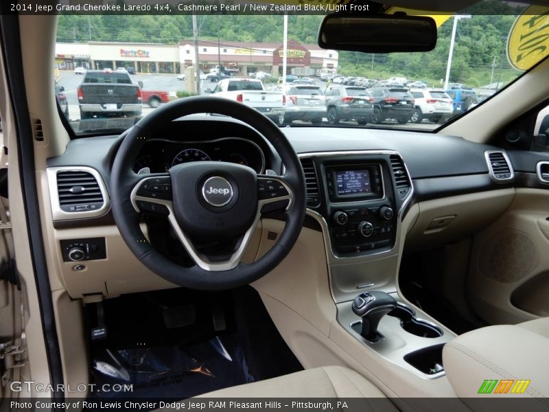 Cashmere Pearl / New Zealand Black/Light Frost 2014 Jeep Grand Cherokee Laredo 4x4