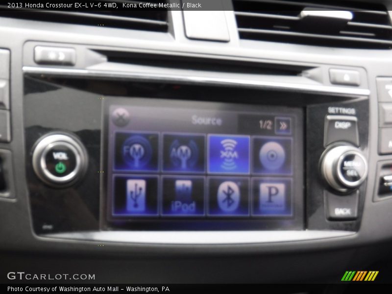 Kona Coffee Metallic / Black 2013 Honda Crosstour EX-L V-6 4WD