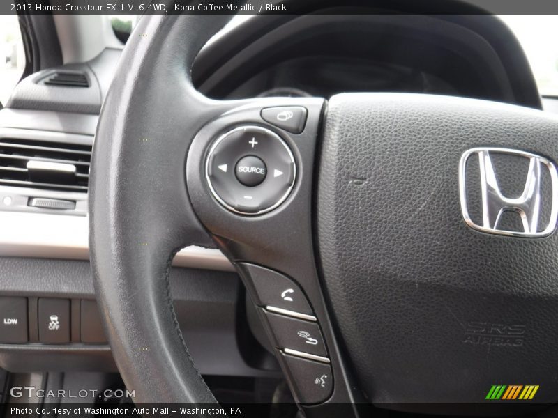 Kona Coffee Metallic / Black 2013 Honda Crosstour EX-L V-6 4WD