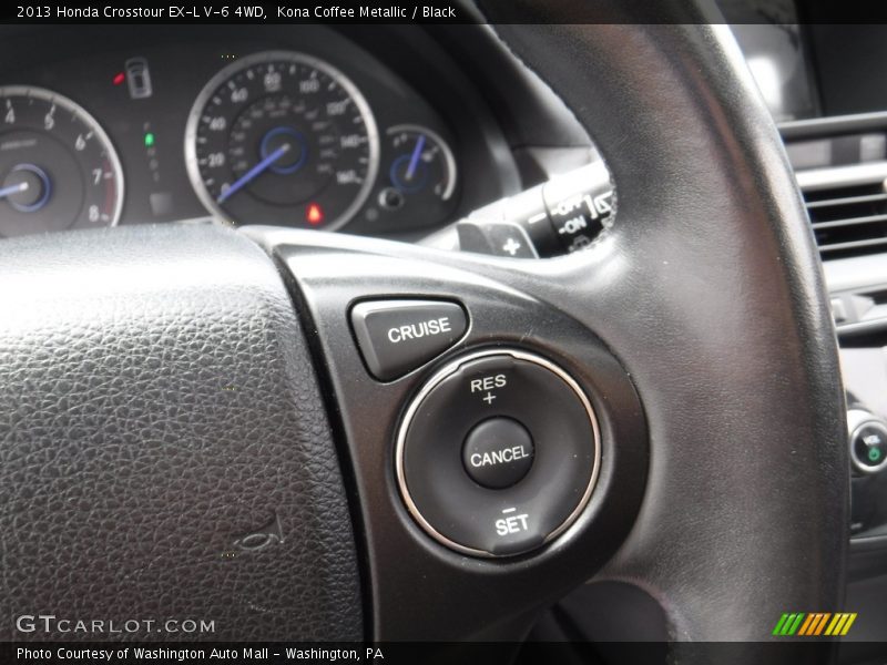 Kona Coffee Metallic / Black 2013 Honda Crosstour EX-L V-6 4WD