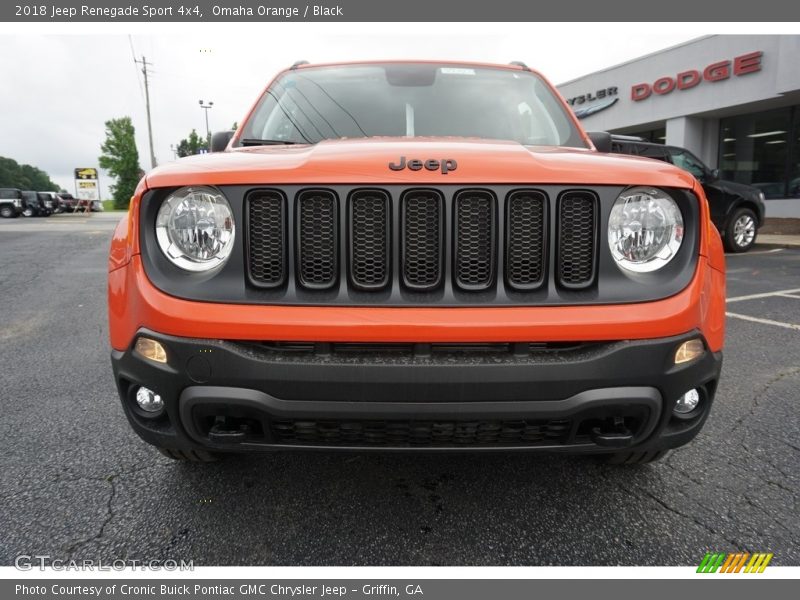 Omaha Orange / Black 2018 Jeep Renegade Sport 4x4