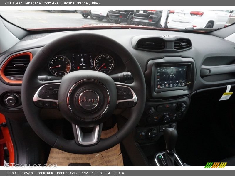 Omaha Orange / Black 2018 Jeep Renegade Sport 4x4