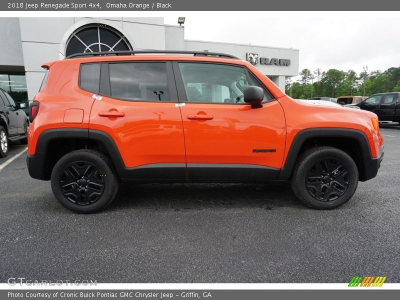 Omaha Orange / Black 2018 Jeep Renegade Sport 4x4