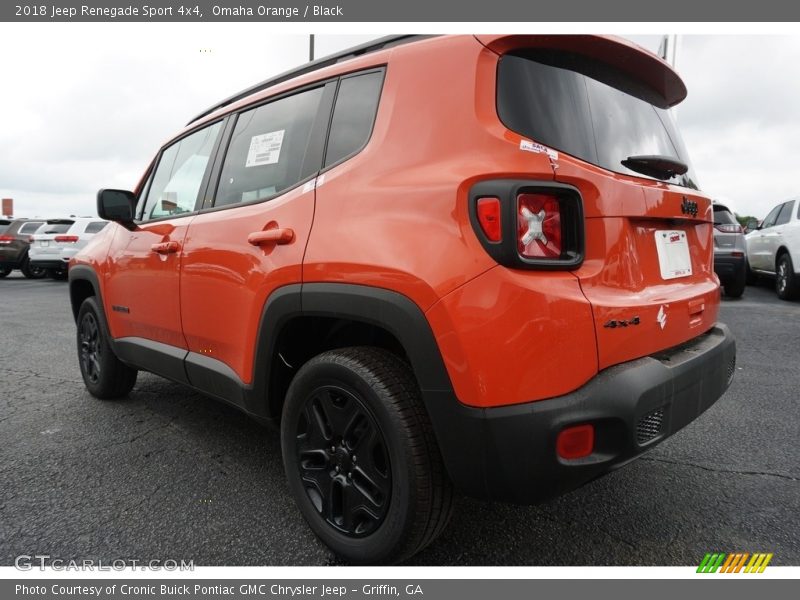 Omaha Orange / Black 2018 Jeep Renegade Sport 4x4