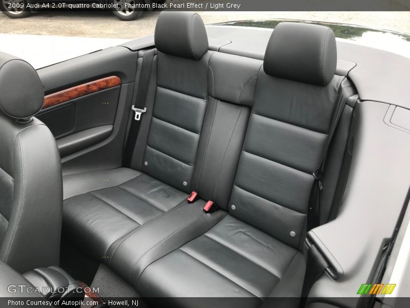 Phantom Black Pearl Effect / Light Grey 2009 Audi A4 2.0T quattro Cabriolet