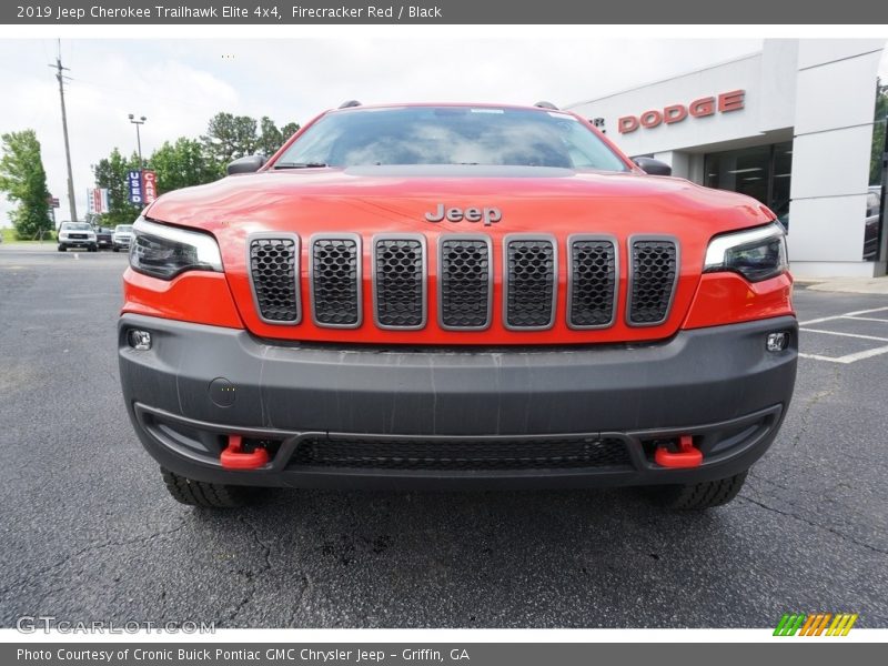 Firecracker Red / Black 2019 Jeep Cherokee Trailhawk Elite 4x4