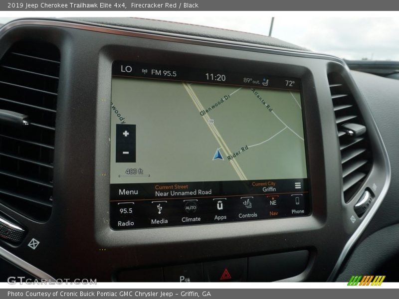Firecracker Red / Black 2019 Jeep Cherokee Trailhawk Elite 4x4