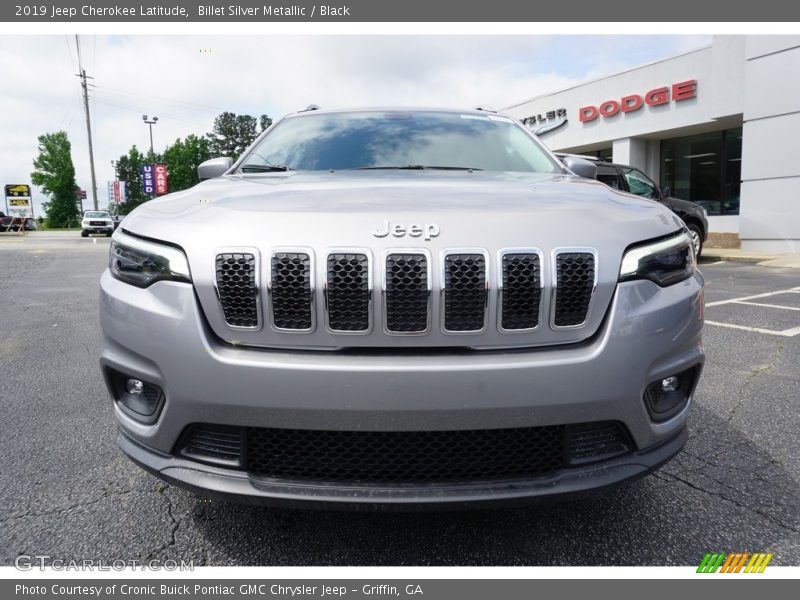 Billet Silver Metallic / Black 2019 Jeep Cherokee Latitude