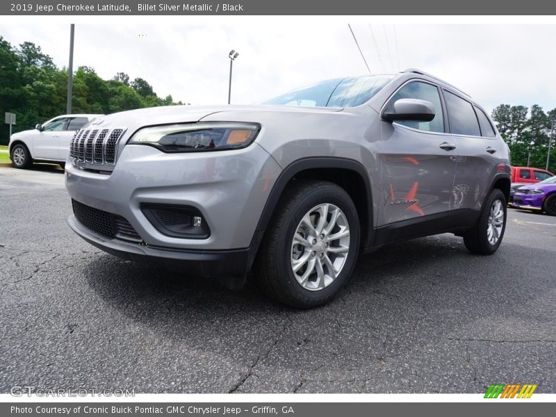 Billet Silver Metallic / Black 2019 Jeep Cherokee Latitude