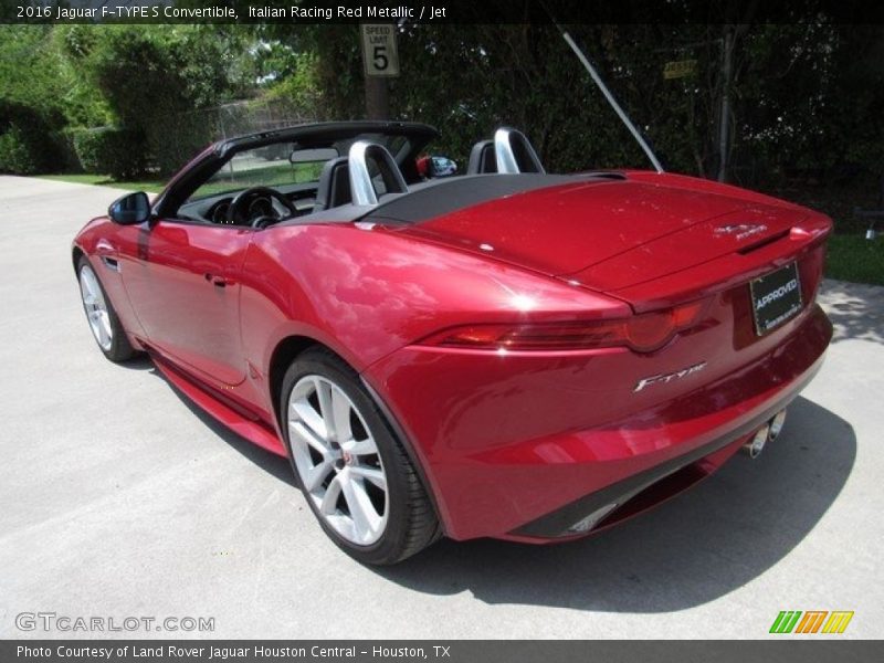 Italian Racing Red Metallic / Jet 2016 Jaguar F-TYPE S Convertible