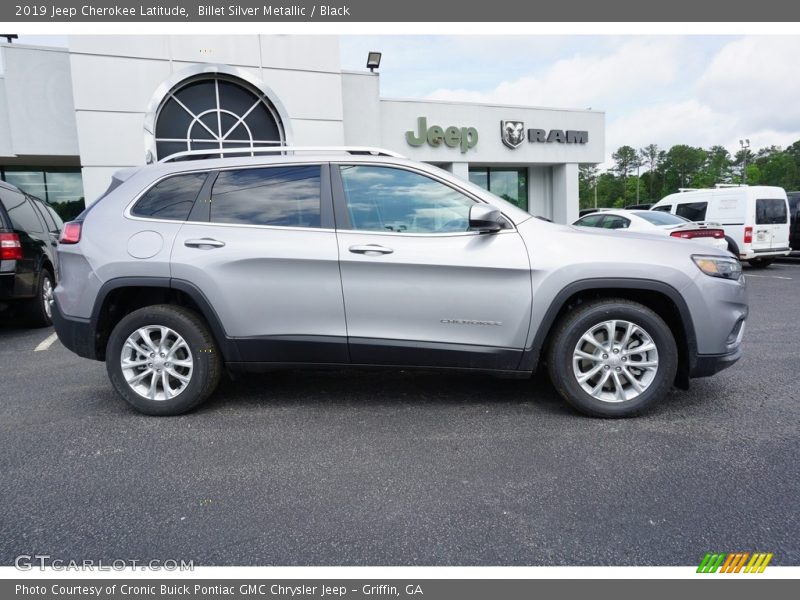 Billet Silver Metallic / Black 2019 Jeep Cherokee Latitude