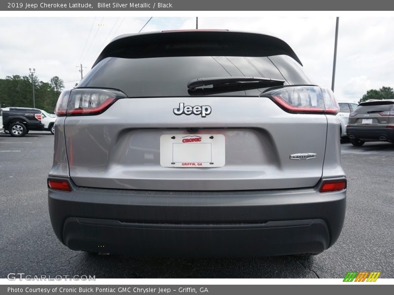 Billet Silver Metallic / Black 2019 Jeep Cherokee Latitude