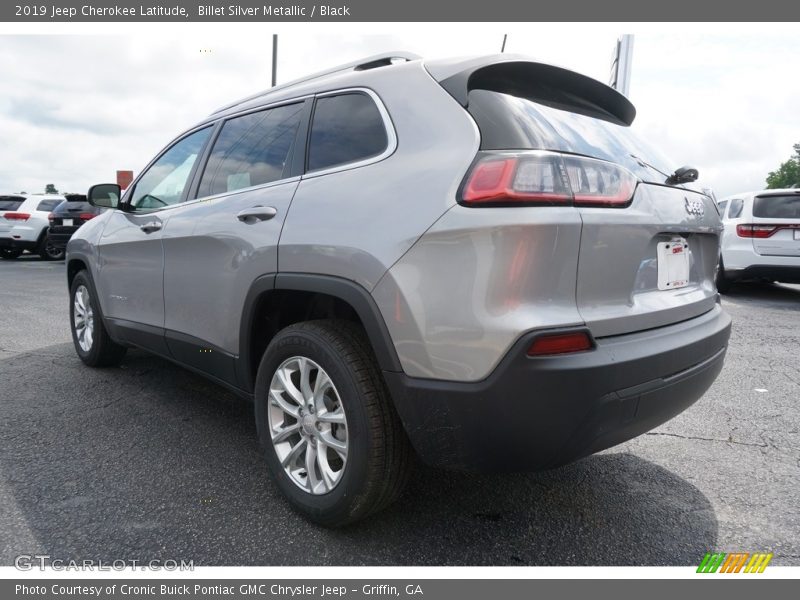 Billet Silver Metallic / Black 2019 Jeep Cherokee Latitude