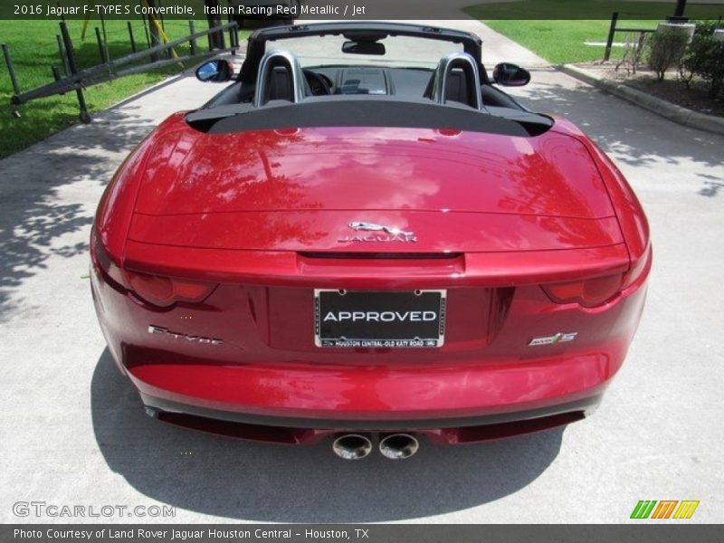 Italian Racing Red Metallic / Jet 2016 Jaguar F-TYPE S Convertible