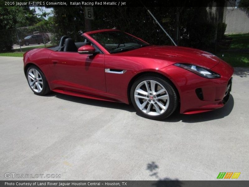 Italian Racing Red Metallic / Jet 2016 Jaguar F-TYPE S Convertible