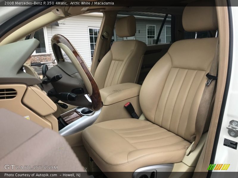 Arctic White / Macadamia 2008 Mercedes-Benz R 350 4Matic