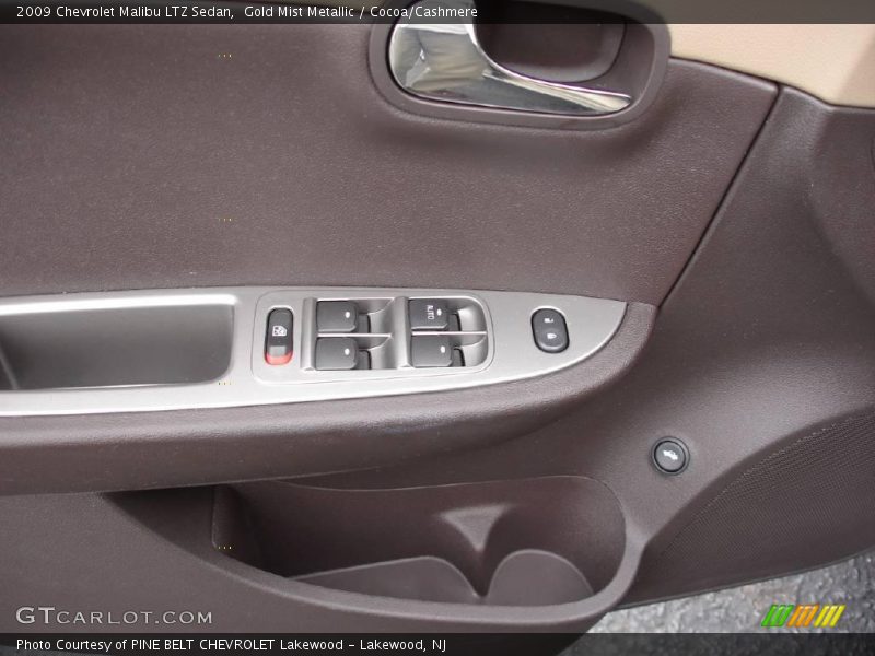 Gold Mist Metallic / Cocoa/Cashmere 2009 Chevrolet Malibu LTZ Sedan