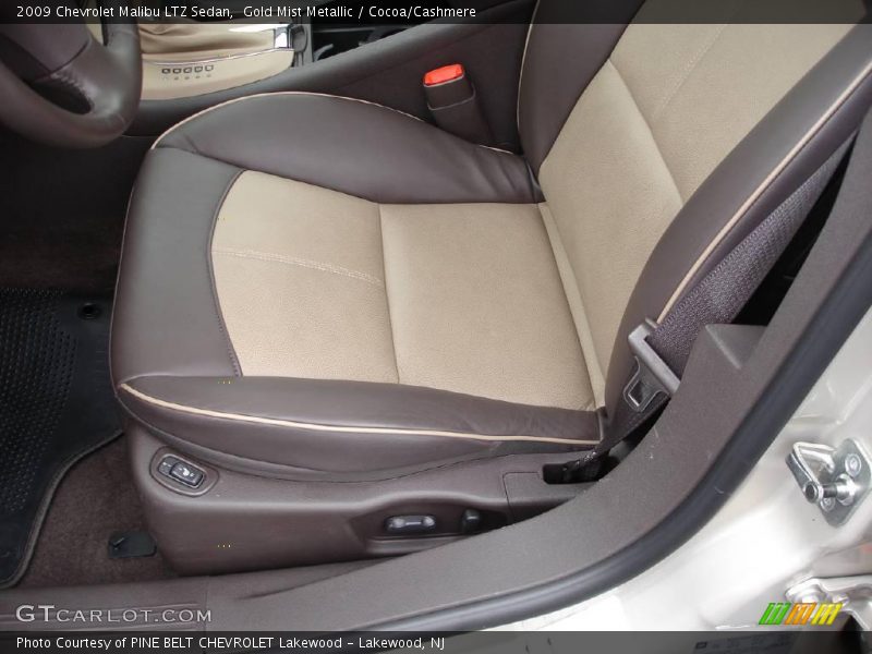 Gold Mist Metallic / Cocoa/Cashmere 2009 Chevrolet Malibu LTZ Sedan