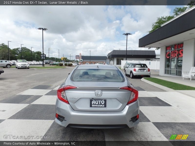 Lunar Silver Metallic / Black 2017 Honda Civic EX-T Sedan