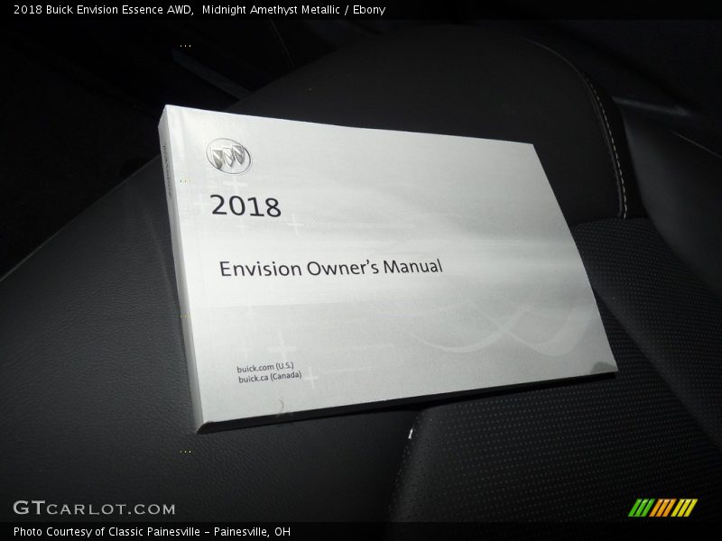 Midnight Amethyst Metallic / Ebony 2018 Buick Envision Essence AWD