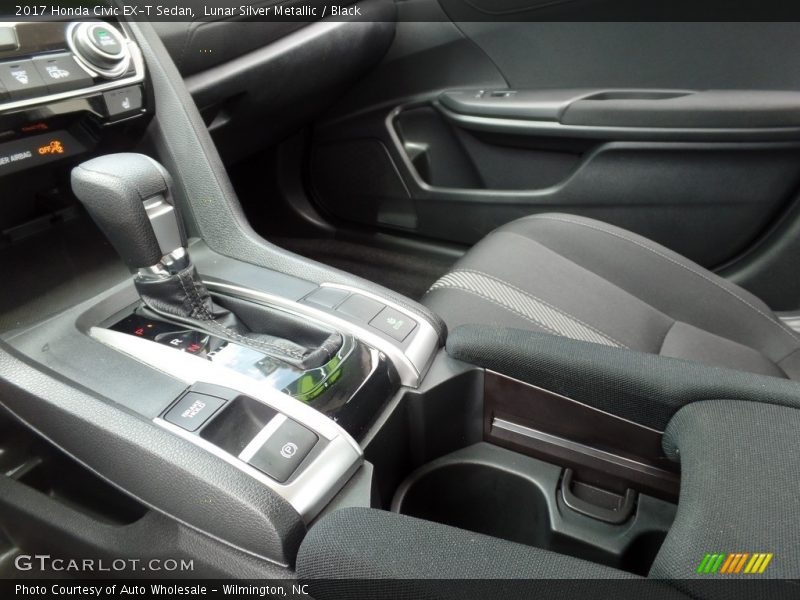 Lunar Silver Metallic / Black 2017 Honda Civic EX-T Sedan